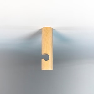 Decken Swag Haken. Haken aus Holz für Wand und Decken montierbar. Kordelhalter Haken für Pendelleuchte Kronleuchter, Hängepflanze.