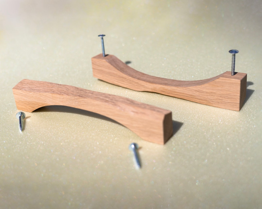 Wooden Door Handles, Drawer Pulls, Grips, Wrists, Knob. Solid