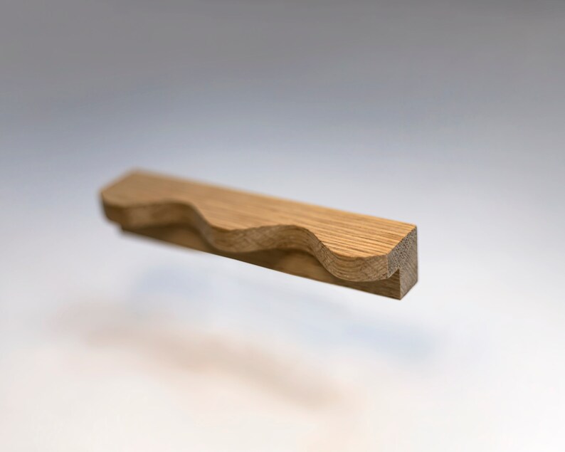 Wooden Wavy Pulls for Door Drawers. Kitchen Drawer Etsy