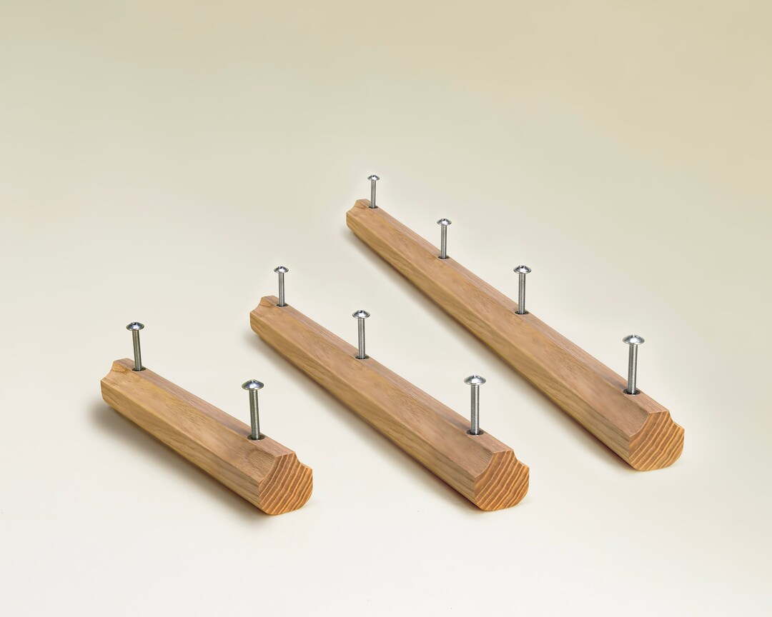 Wood Handle, Wardrobe Knobs, Decorative Door Handle for