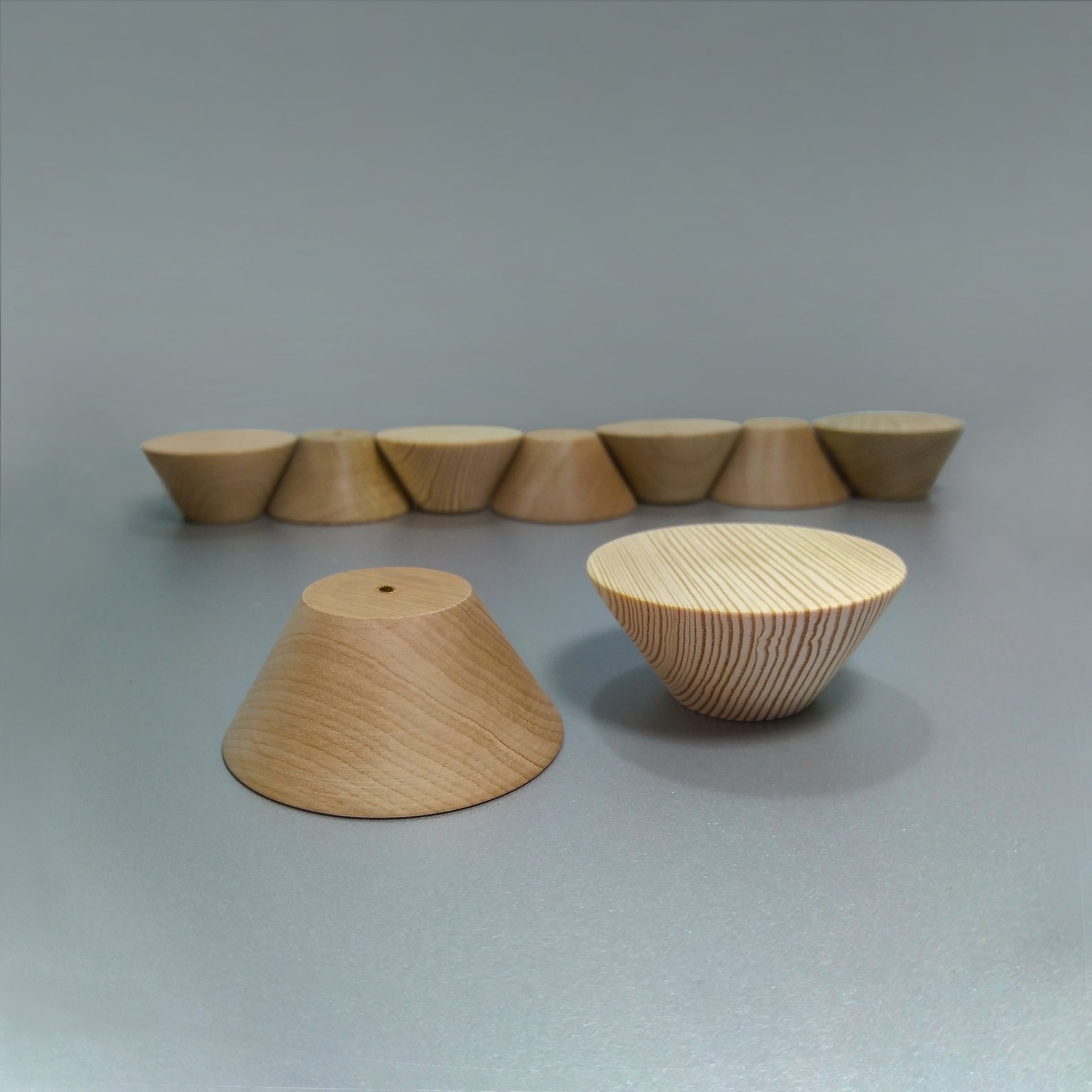 Tapered Wood Handles for Doors and Drawers of Etsy