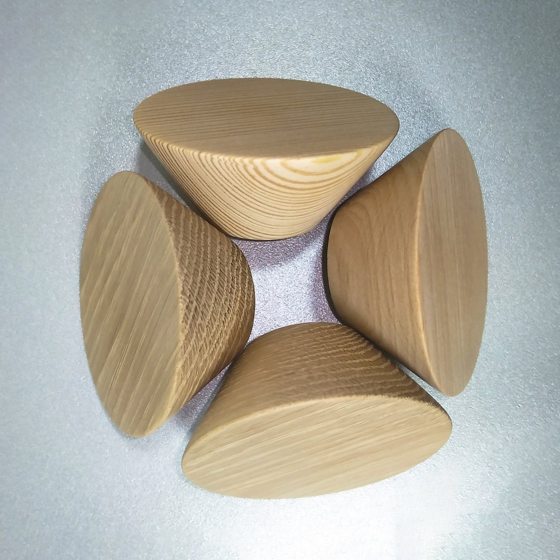 Tapered Wood Handles for Doors and Drawers of Etsy