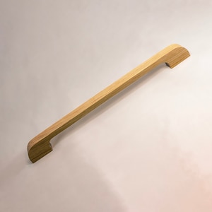 Maniglia per mobile in legno con viti: maniglia per porta di lunghezza personalizzata