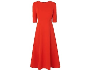 Elena Dress Red Ireland