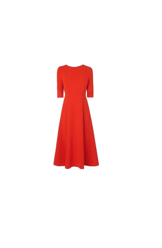 Elena Dress Red Ireland