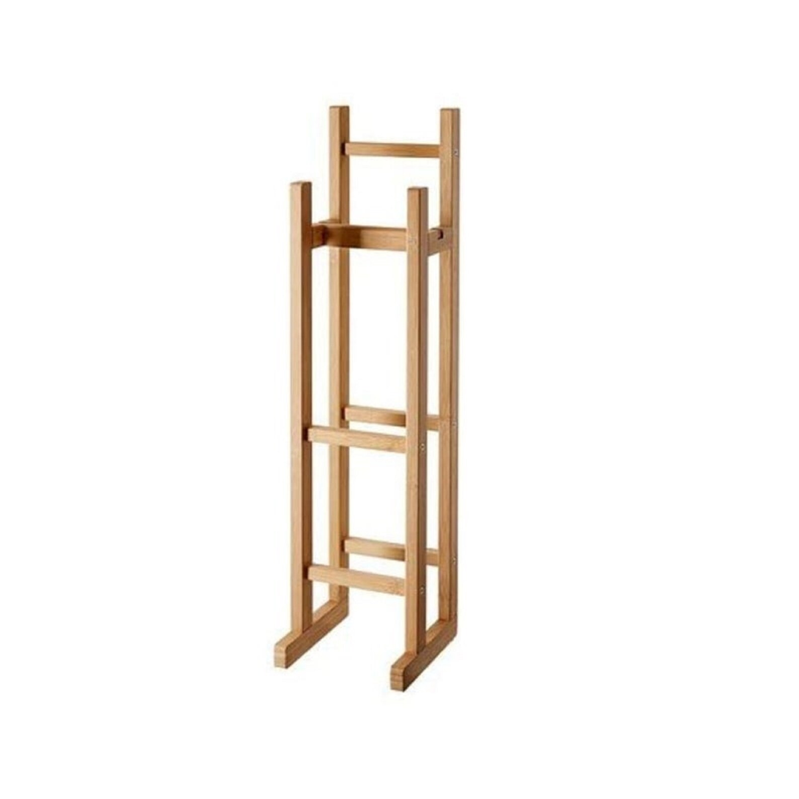 Bamboo Wooden Toilet Roll Storage Holder Stand Etsy UK