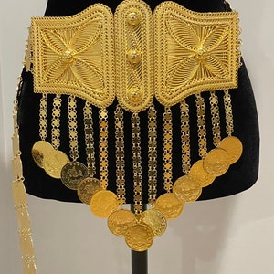 2 Lira Row Kurdish Gold Belt - Etsy India