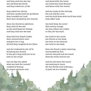Breathe Original Poesie Print A4 digitaler Download Bild 6