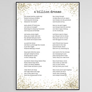 Mil millones de sueños: descarga digital de la poesía original de Becky Hemsley