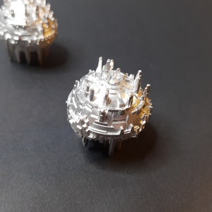 Twilight Imperium War sun model - Pewter cast - Set of 2