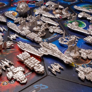 Twilight Imperium models - Pewter cast - Full set