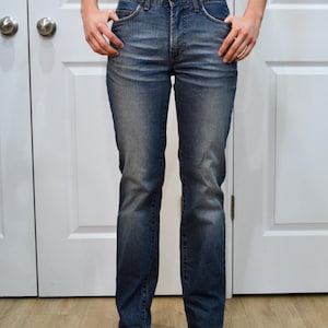 JUST CAVALLI Vintage Roberto Cavalli Straight-Leg Blue Jeans With Fading Size 27