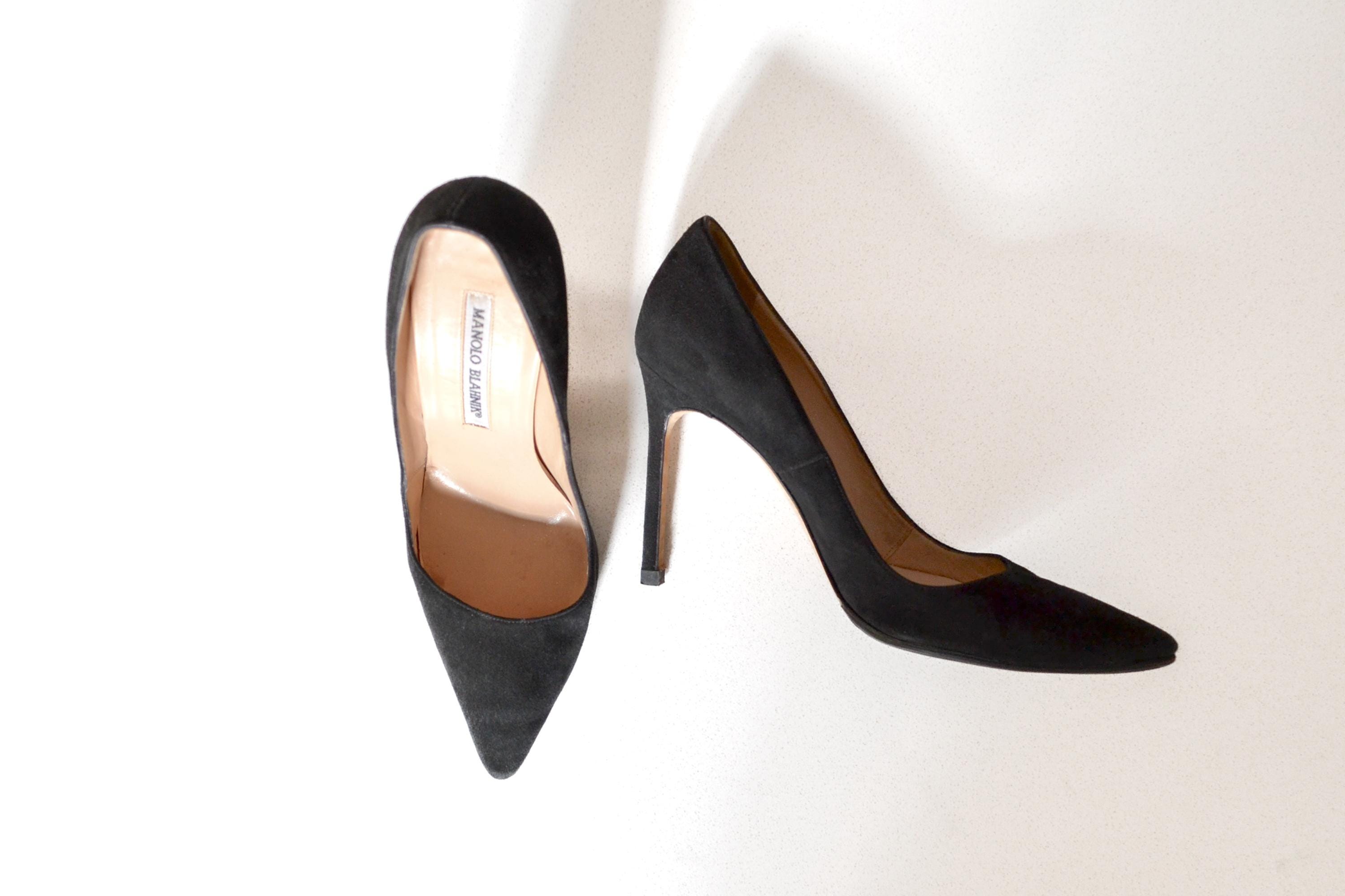 Manolo Blahnik 37 - Etsy