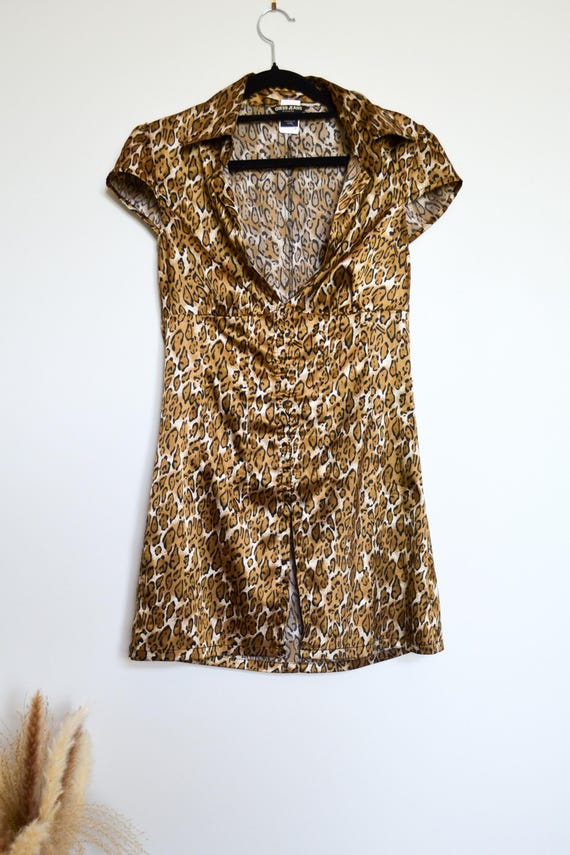 Cheetah print blouse 2025
