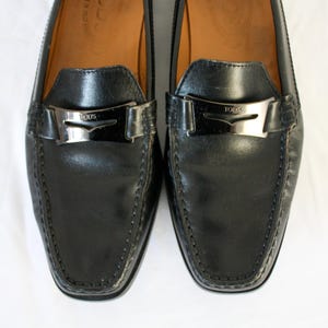 TOD&#39;s Black Loafers with Buckle
