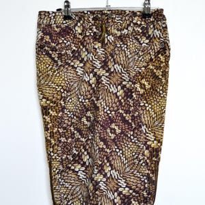 Just Cavalli Y2K Animal Print Skirt - Brown Graphic Cotton Blend
