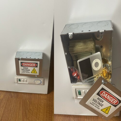 Diversion Safe High Voltage Box Etsy