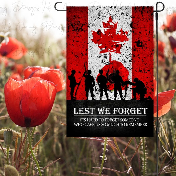 Remembrance Day, Garden Flag, Sublimation, Digital Download, PNG