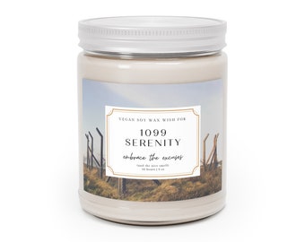1099 Drama Ontspannende aromatherapiekaars - met de hand gegoten met natuurlijke sojawas en katoenen lont - 9oz