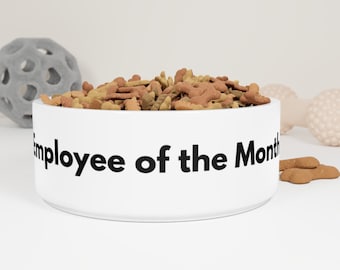 Personalized Pet Bowl – Glazed Ceramic Custom Design