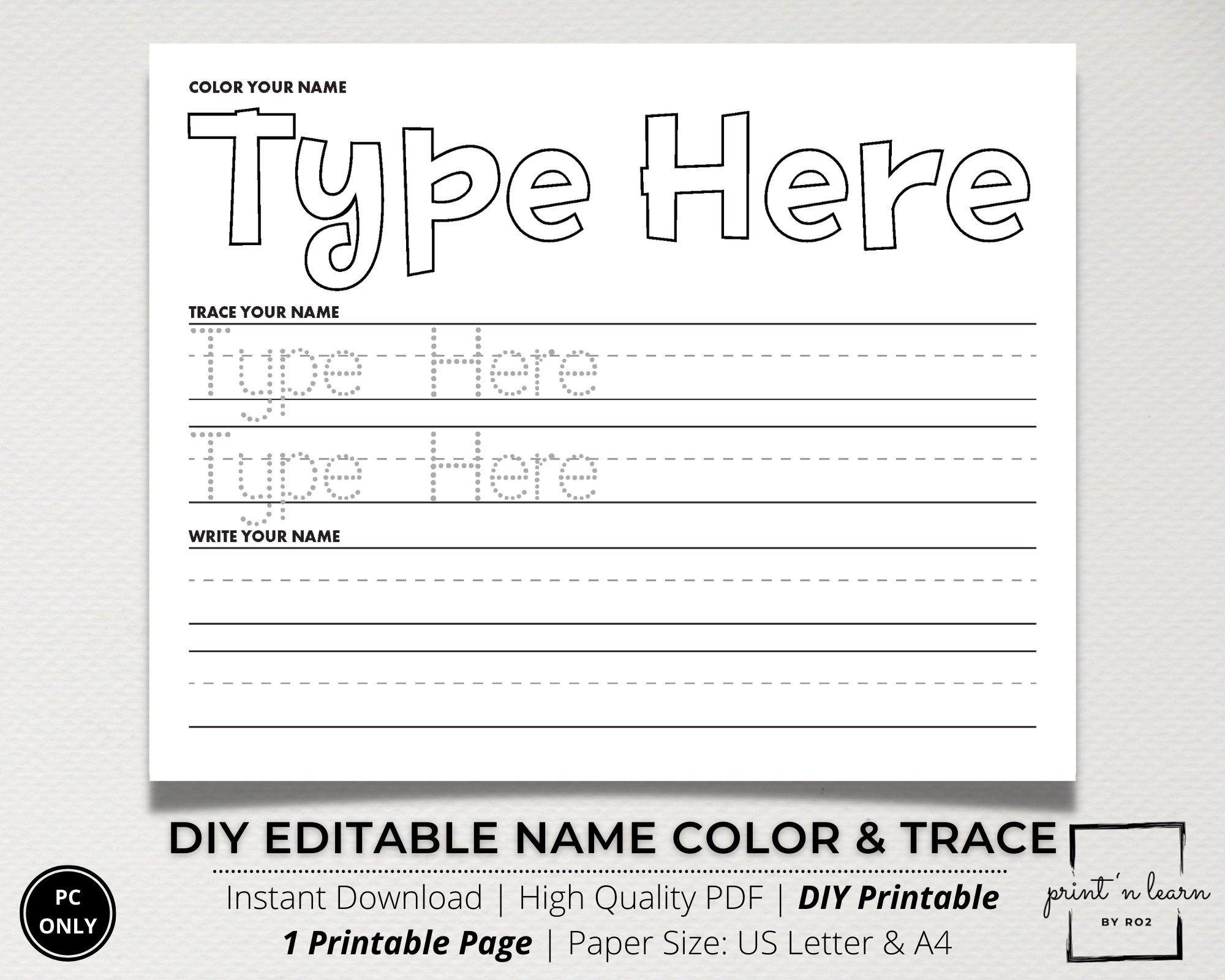 custom-name-tracing-sheet-handwriting-practice-name-writing-name-worksheet-editable-name-tracing-name-trace-worksheet-printable-diy-etsy for Free Editable Name Tracing Sheets With Lines Printable Custom Name Tracing Sheet, Handwriting Practice, Name Writing, Name Worksheet, Editable Name Tracing, Name Trace Worksheet, Printable, DIY - Etsy for Free Editable Name Tracing Sheets With Lines Printable