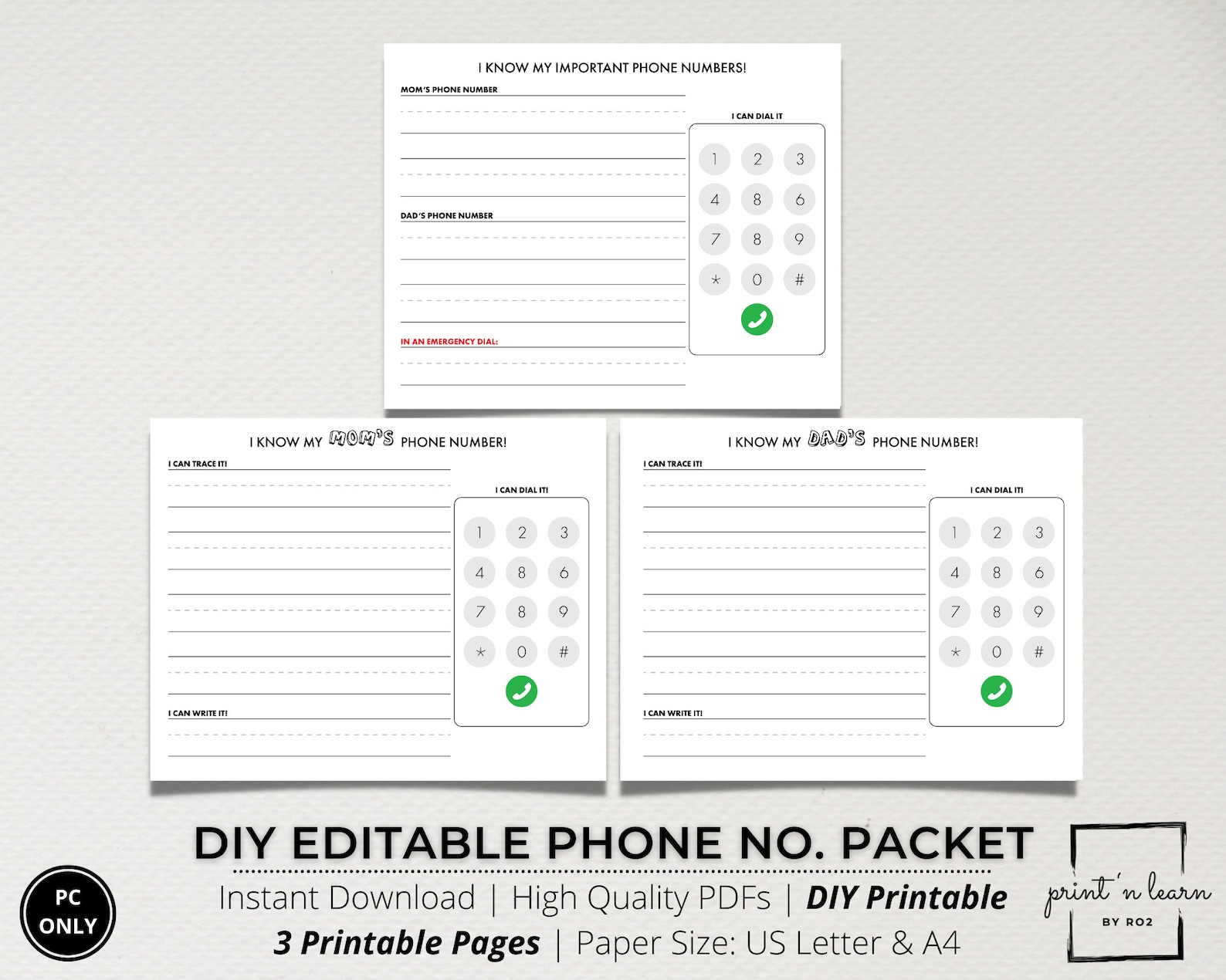 Phone Number Tracing, I Know My Phone Number, Important Numbers