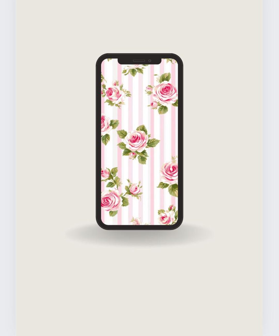Pink Roses Coquette Fancy iPhone Wallpaper Lock Screen Background ...