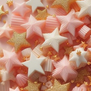 Pink and gold 3d stars with glitter iphone wallpaper lock screen background iphone 15 14 13  pro plus cute phone  android aesthetic IOS