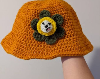 BTS / BT21 Dog Flower Bucket Hat