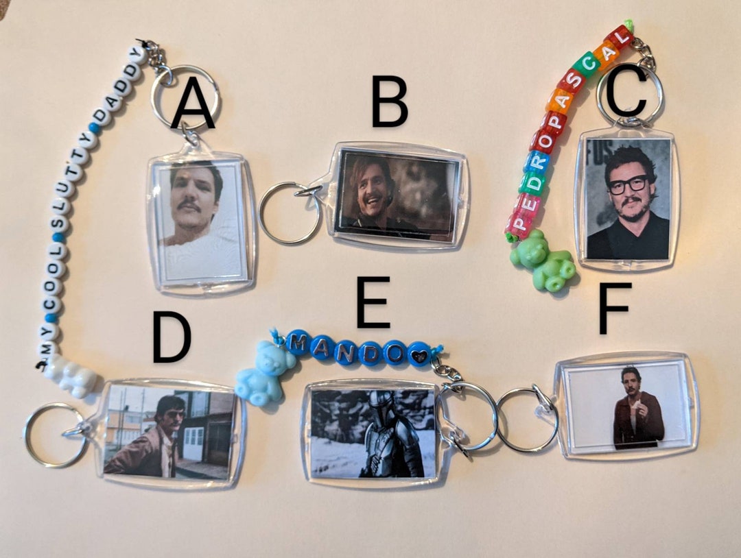 Pedro Pascal Keychains Etsy