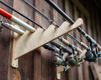 Big Game Rod Rack Holds 18 Rods and Reels for Inshore and Offshore