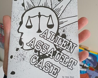 Alien Assault Case: Single Issue (B&W, Manga Sized)