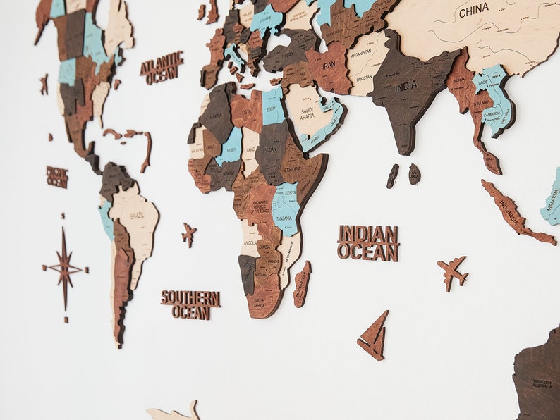 3D Wooden World Map Home Decor Rustic Wall Decor 5th Etsy 3d-wooden-world-map-home-decor-rustic-wall-decor-5th-etsy