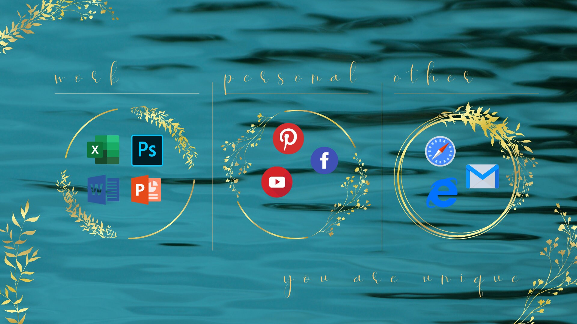 Desktop Wallpaper Etsy