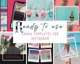 Social Media Branding Templates | Instagram Posts and Stories| Canva Brand Template | FULLY EDITABLE