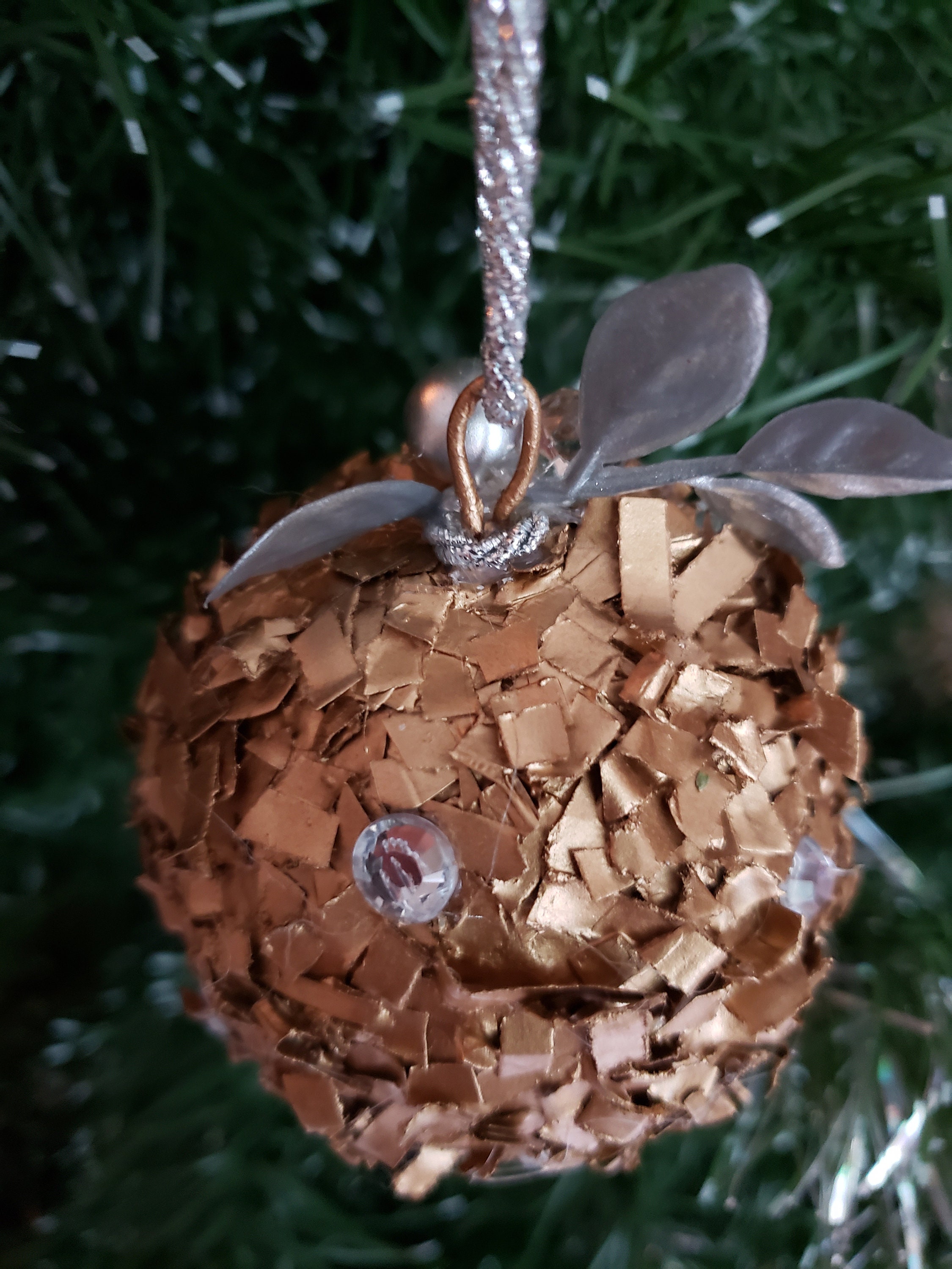 Unique Paper Mache Christmas Ornament Etsy