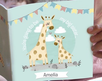Personalised Big Sister Story Book - Personalised Book - New Sibling gift
