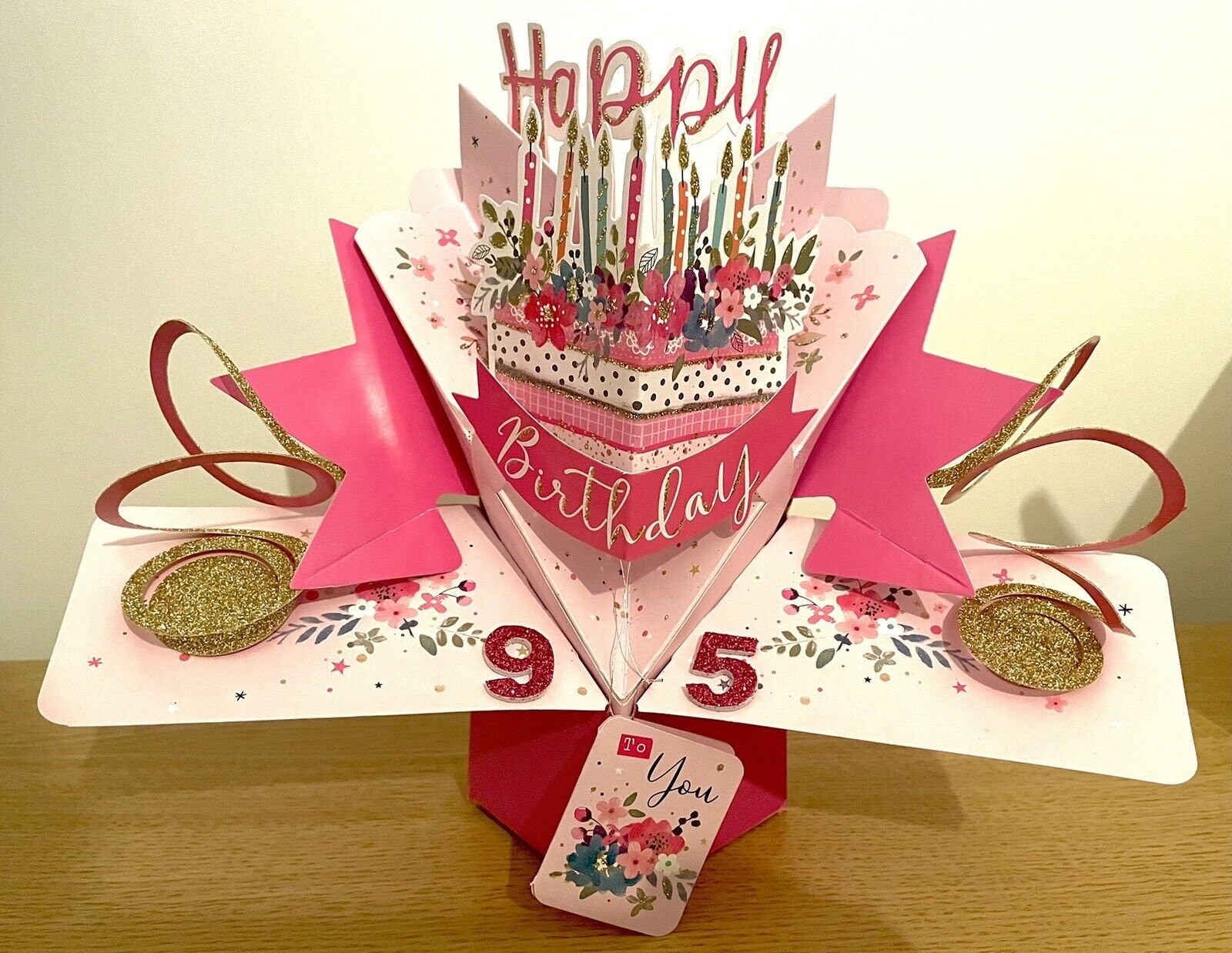 Aazon.co : Twizler 95th Birthday Card - 95 Year Old Card - Age 95 Birthday Card - Unisex 95th