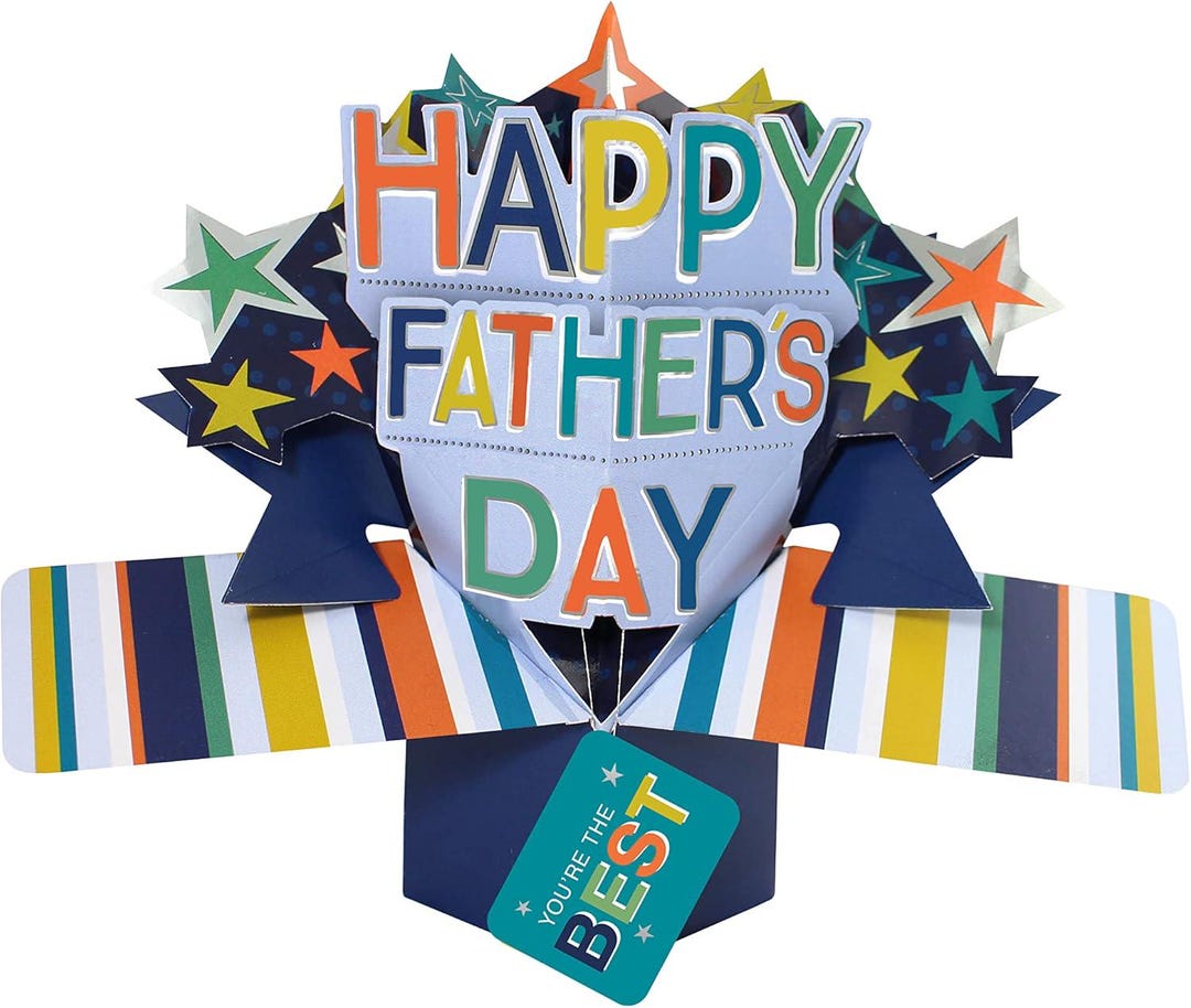 Happy Father s Day 3D Pop Up Card Etsy happy-father-s-day-3d-pop-up-card-etsy