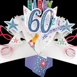 3D Pop Up Geburtstagskarte Second Nature - Mann Mann Freund Papa Opa Sohn Bruder Neffe