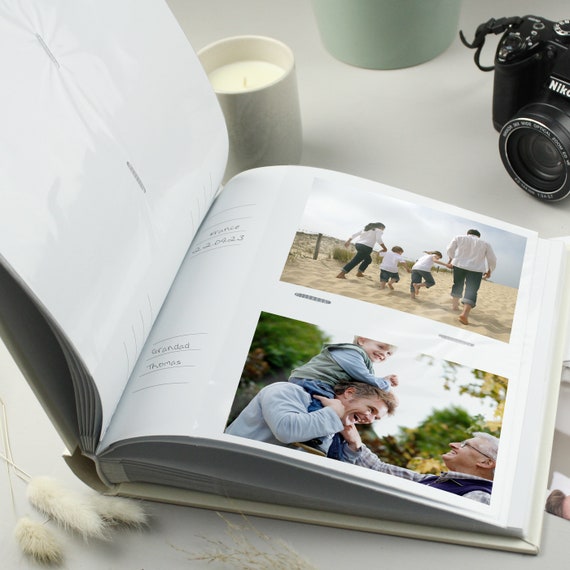 Album Fotografico Personalizzato 18° Compleanno, Libro Ospiti In Cartoncino Bianco, Formato 5x7, Made In UK - Foto 2