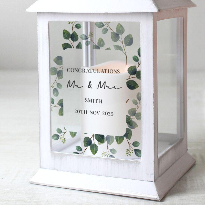 Personalized White LED Lantern