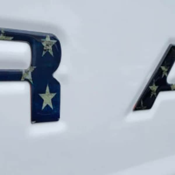 Ford Ranger Tailgate Letters Flag Etsy