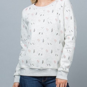 Comfy Llama Alpaca Sweatshirt - Soft Crewneck Fleece Sweatshirt with Llama Sweater - Animal Lover Gift - Alpaca Sweatshirt -