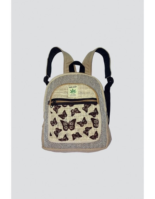 Pure Hemp Butterfly Mini Backpack! Butterfly Hemp Backpack. Tie Dye. THC Free. Exclusive Design  main image 3