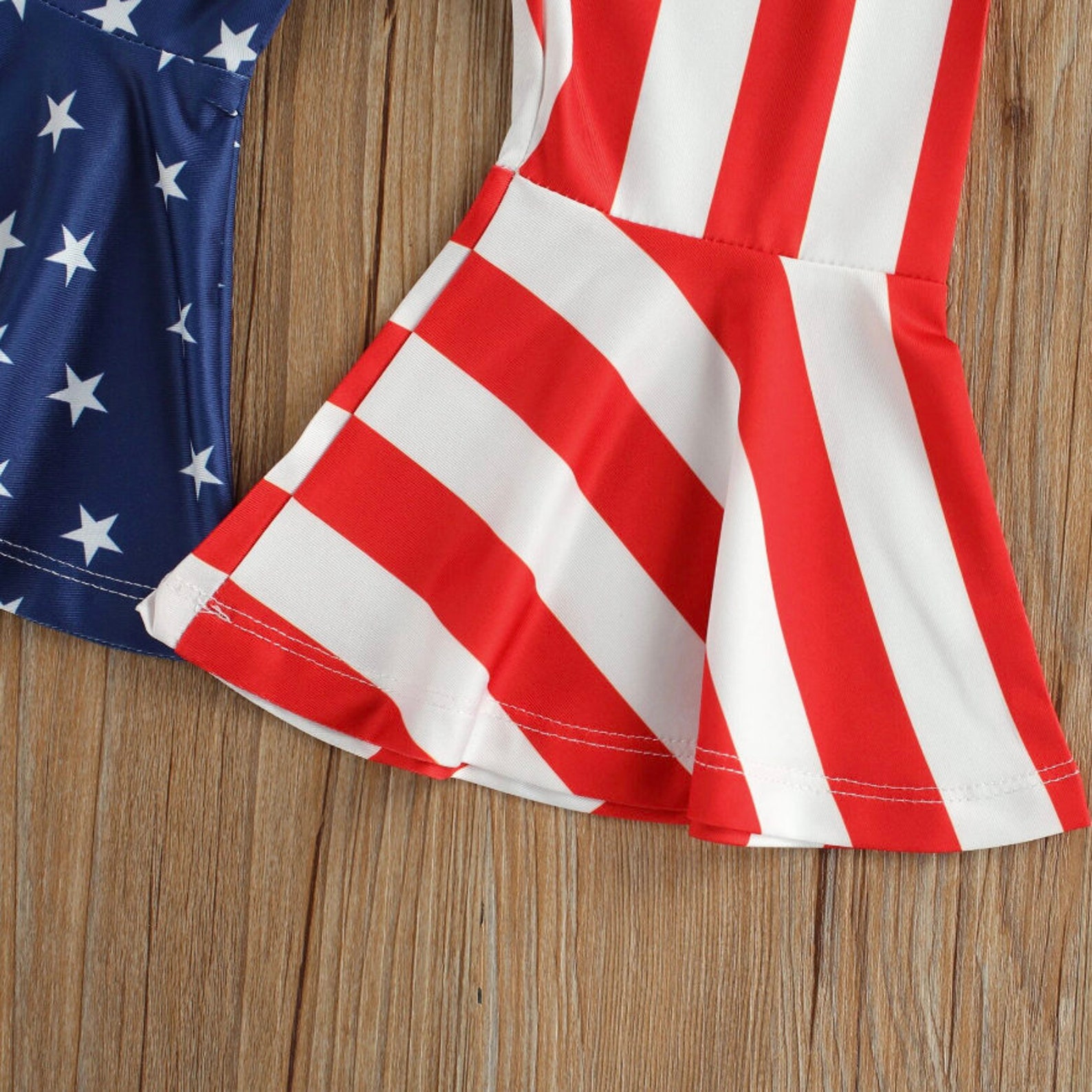 American Flag Baby Bell Bottoms Baby Girl Fourth of July Etsy