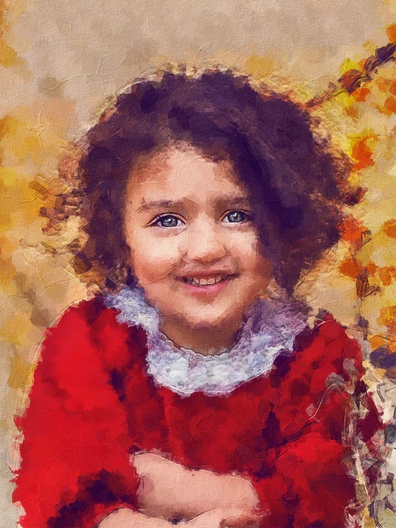 Loved Ones Oil Painting to Picture Add Person to Photo Etsy