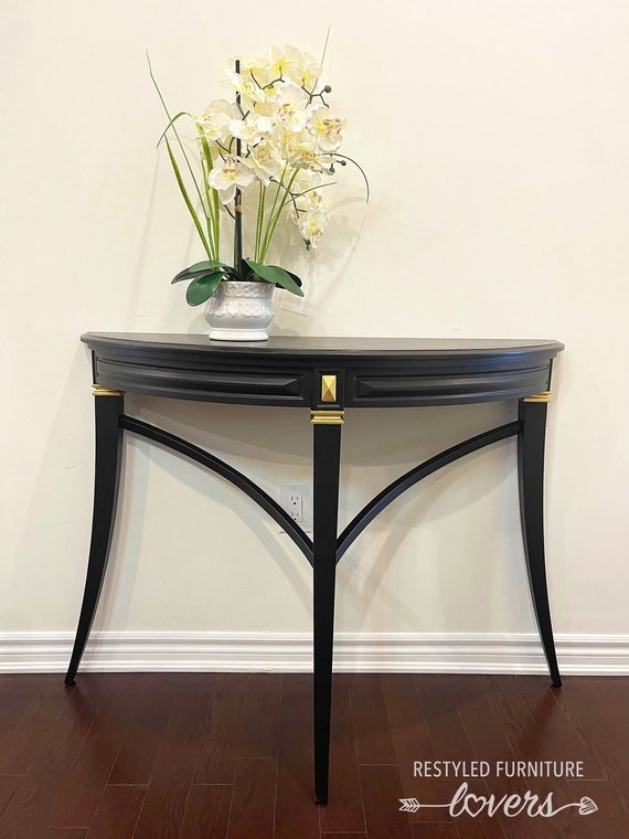 Sleek Elegant Entryway Table contact for Shipping Quote Etsy
