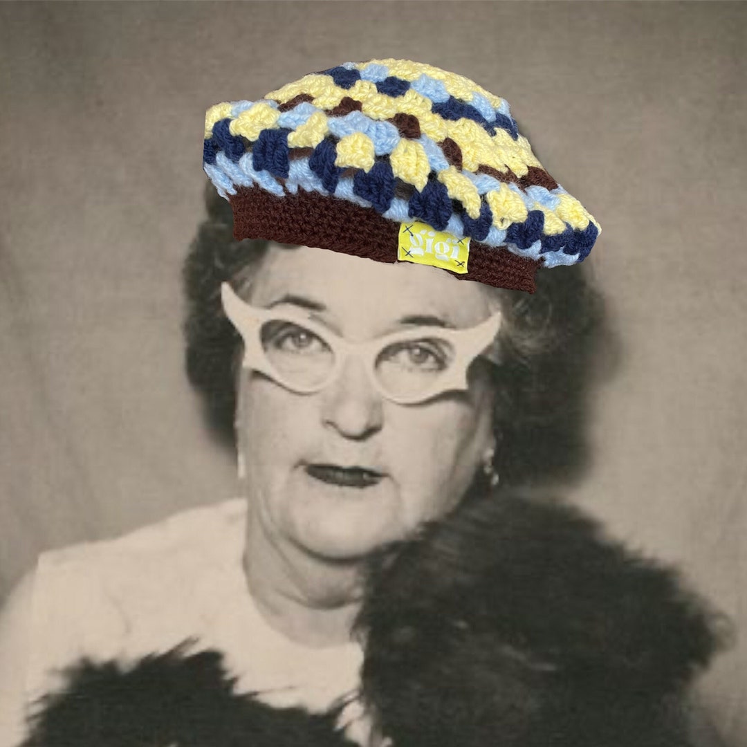 Béret En Coton Crocheté Fait Main Artisanal Français - Rose, Taille Unique, Modèle Pomponette