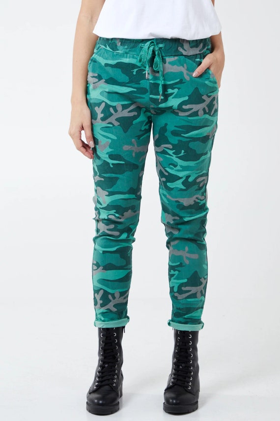 Ladies Womens Italian Stretch 